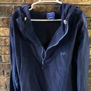 Navy Blue Hooded Jacket